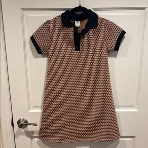 Zara Black and Tan Polo Sheath Dress Casual